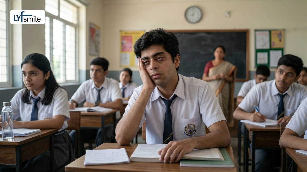 Poor sleep affecting teen mood and daily routine