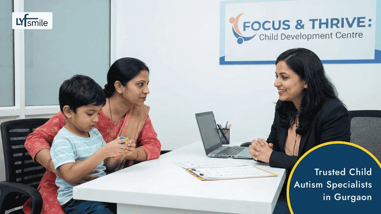 Children receiving structured autism therapy to improve communication, social skills, and daily functioning.