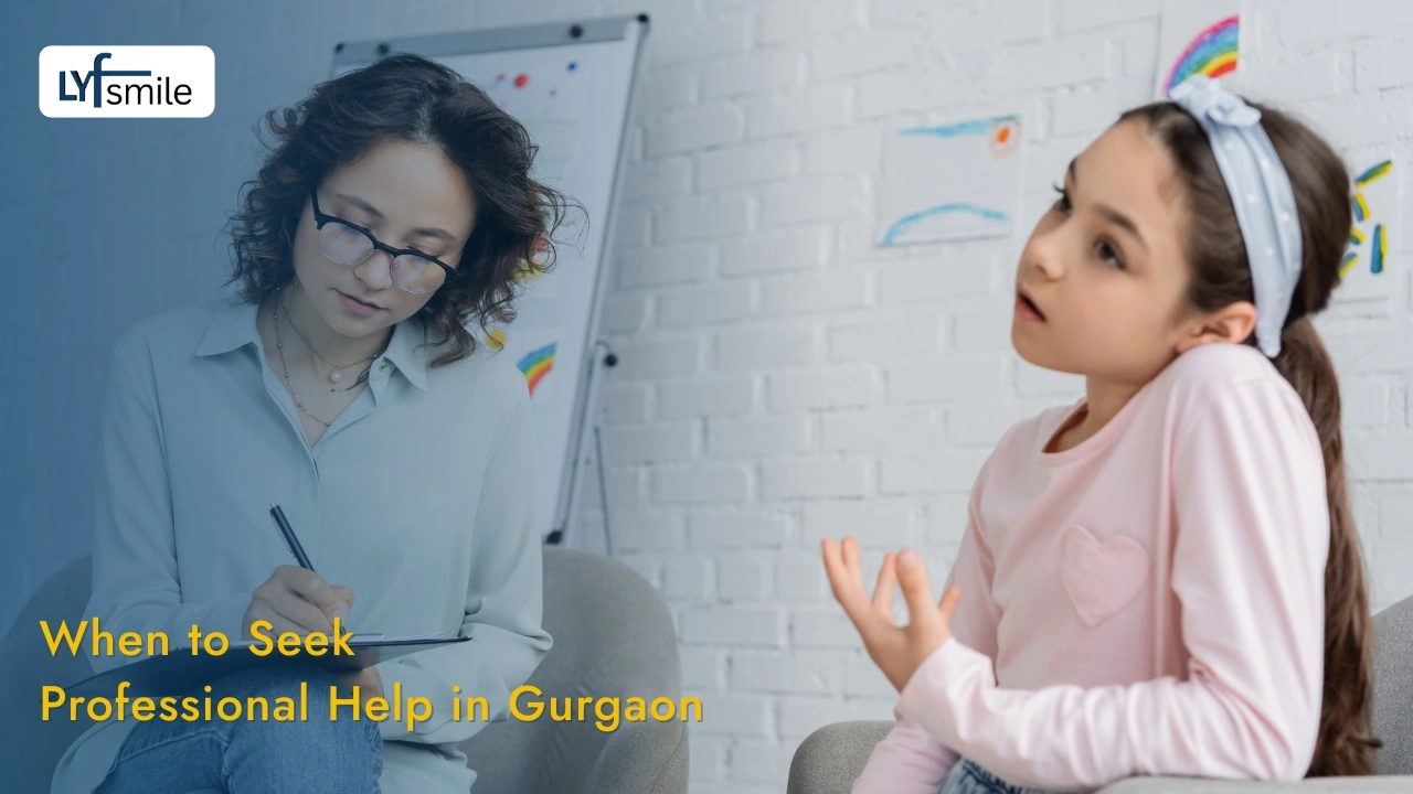 child meeting a therapist.