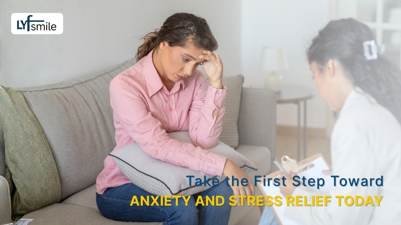 Person taking the first step toward professional help for anxiety and stress