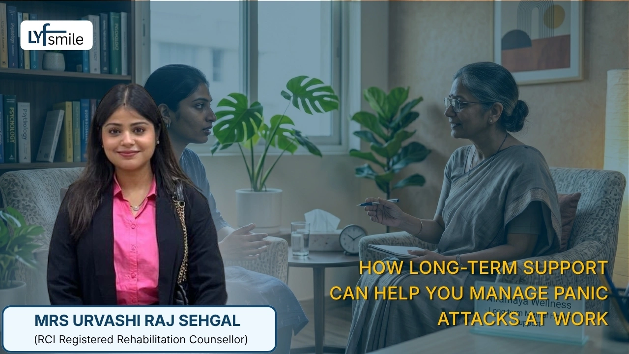 Long-term support to manage panic attacks at work