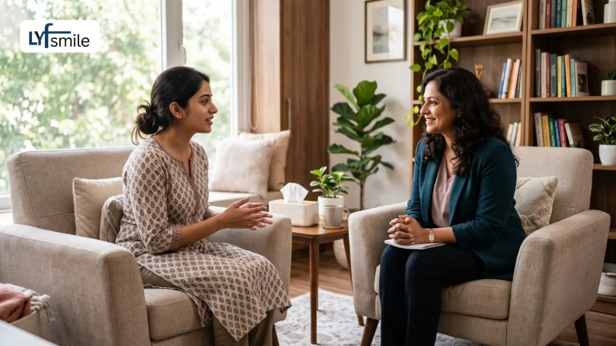best female psychologist therapy session