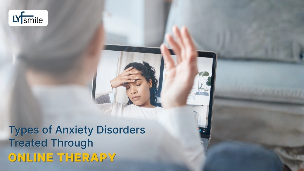 Anxiety disorders treated online
