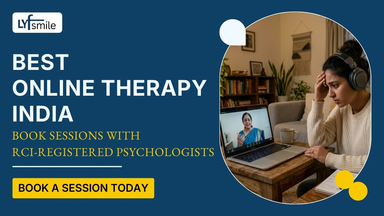 Best Online Therapy India | Book Sessions with RCI-Registered Psychologists