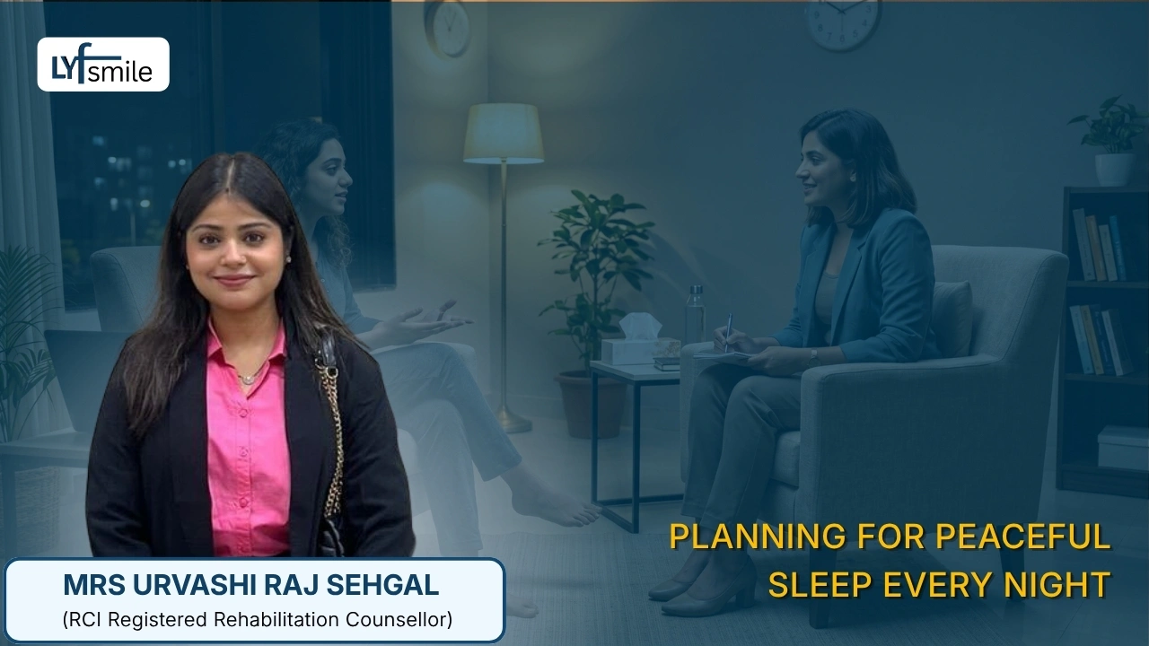 Urvashi Raj Sehgal, Gurgaon therapist providing sleep anxiety treatment.