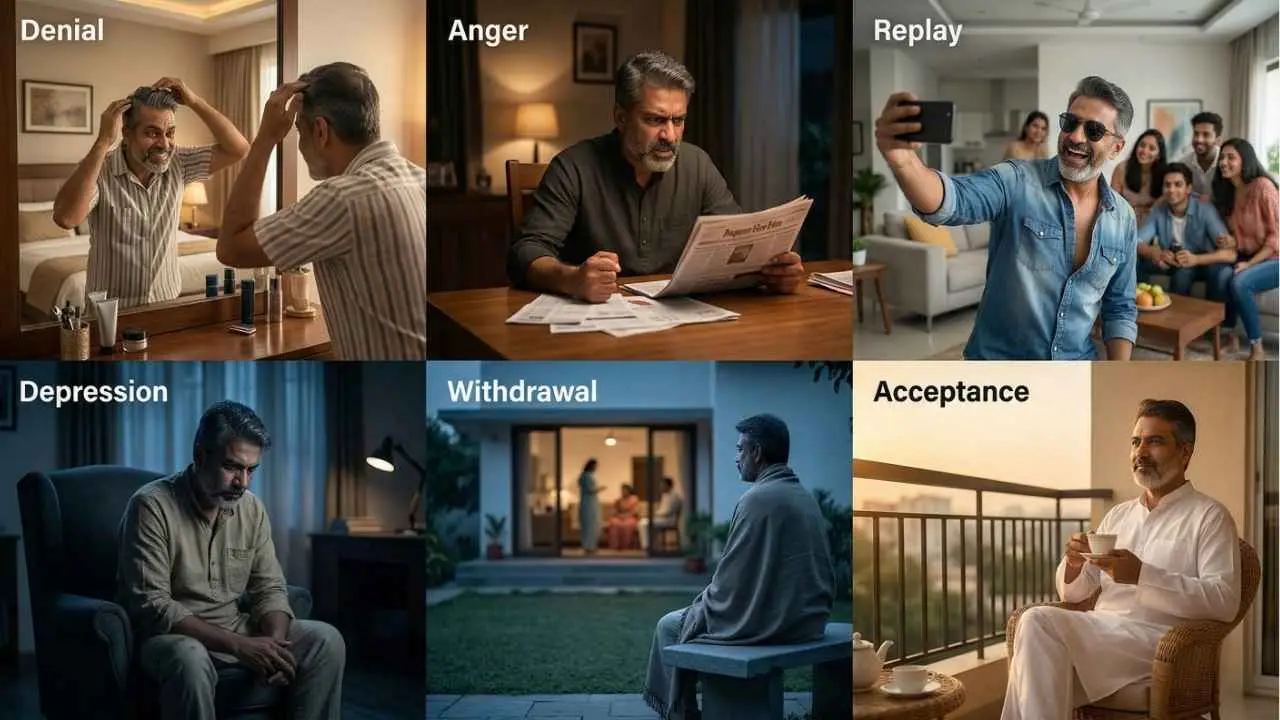 The 6 Stages of a Midlife Crisis&nbsp;