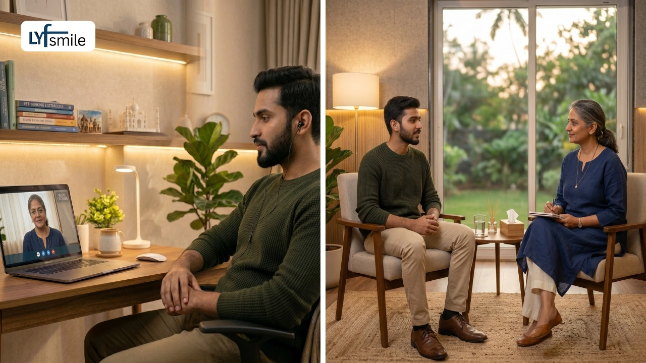 online vs offline therapy
