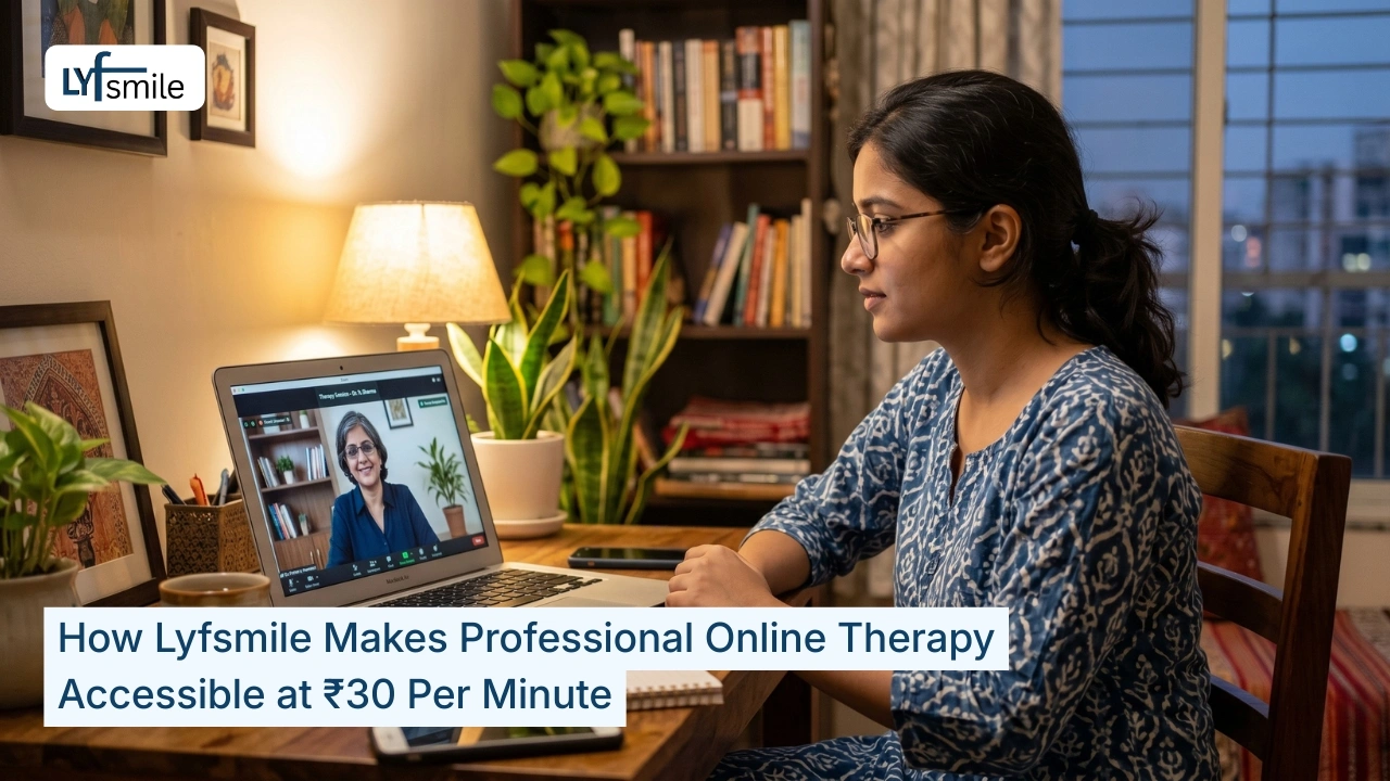 Online Therapy Accessible at ₹30 Per Minute