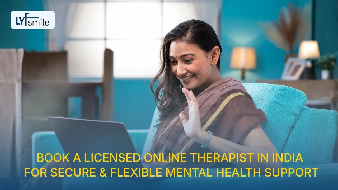 Online therapy session with licensed therapist in India
