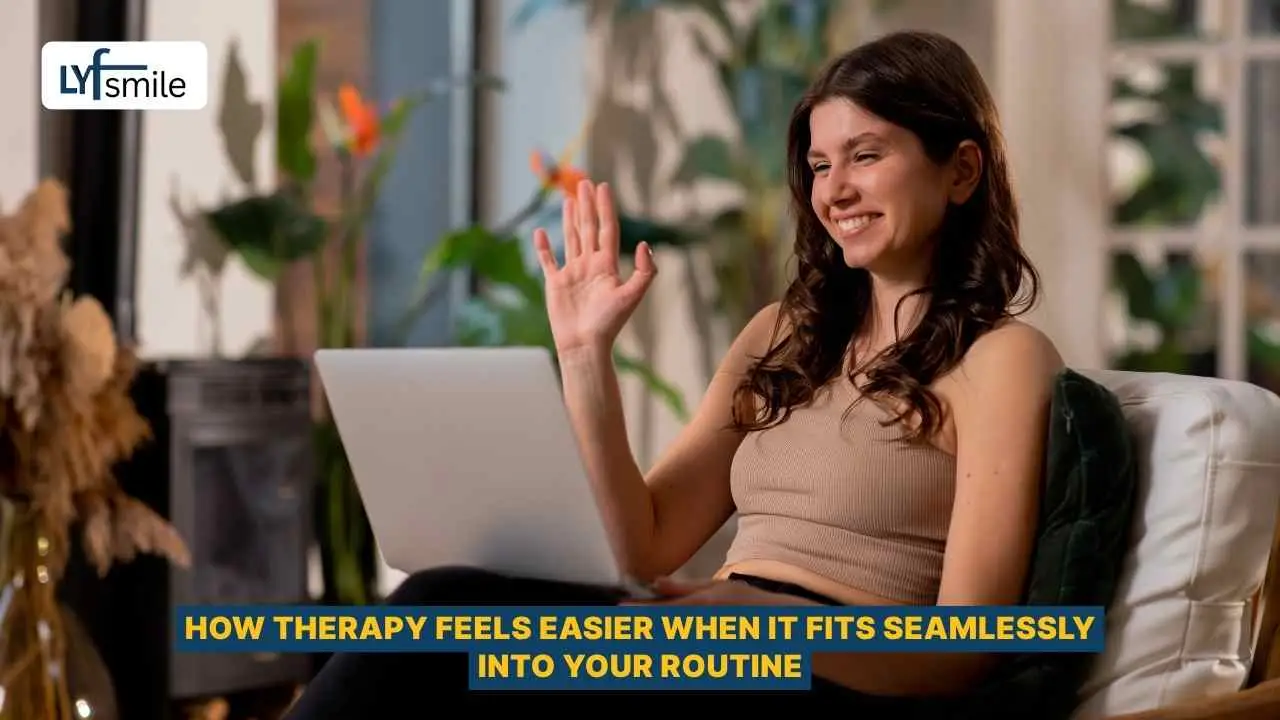 Online therapy that fits easily into daily routine