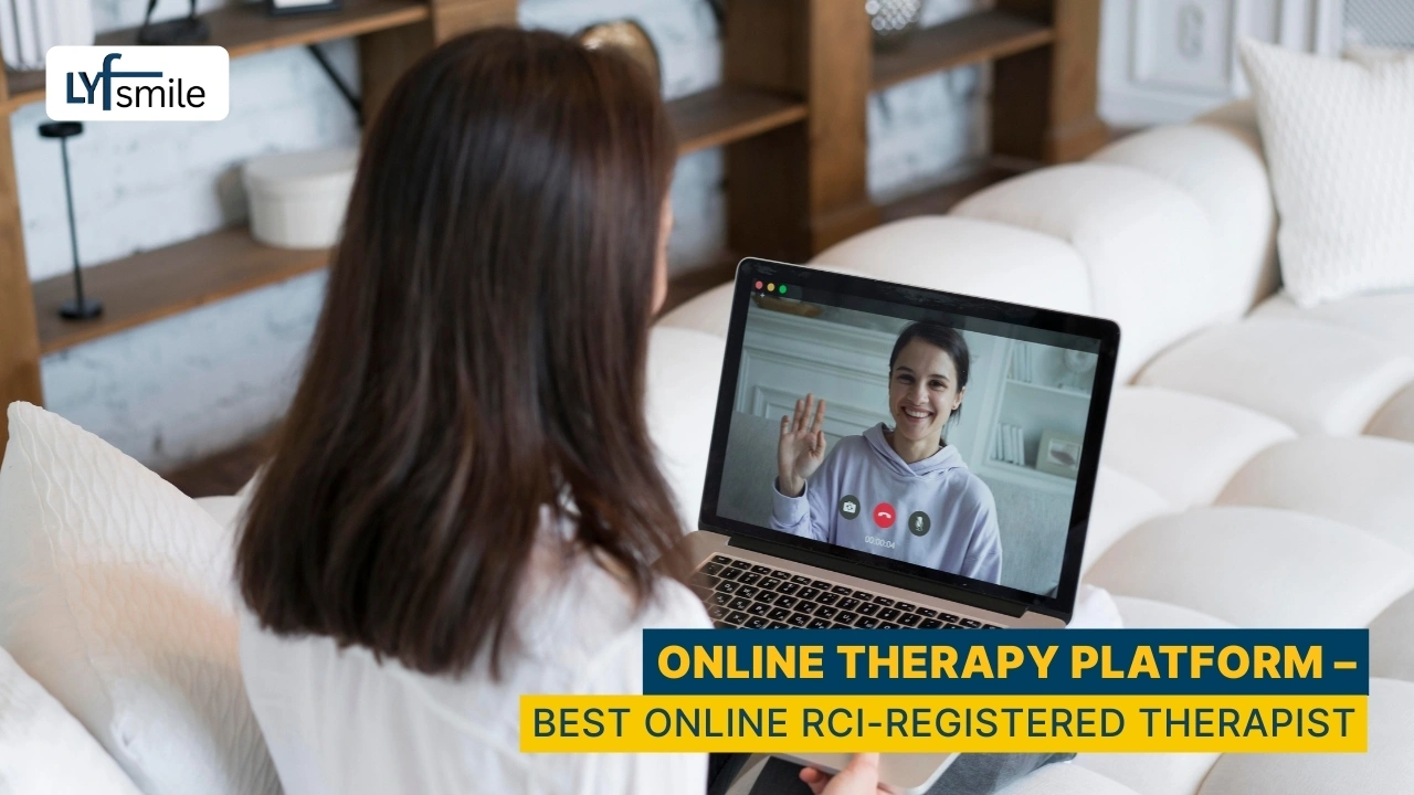 Online platform with RCI-registered therapist support