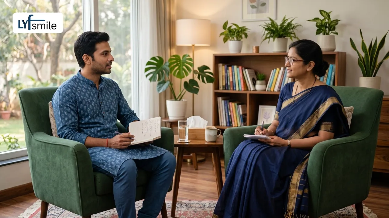 best female psychologist therapy session