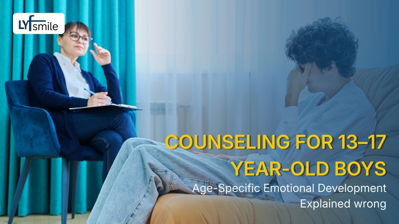 Age-Specific Counseling Support for Teen Boy Not Sharing Emotions (13–17 Years)
