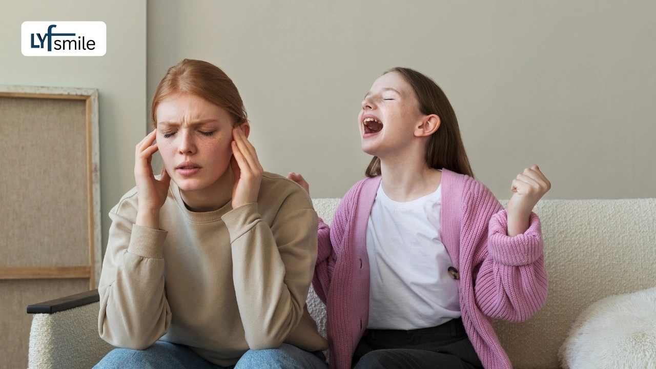 Child showing behavioral concerns at home