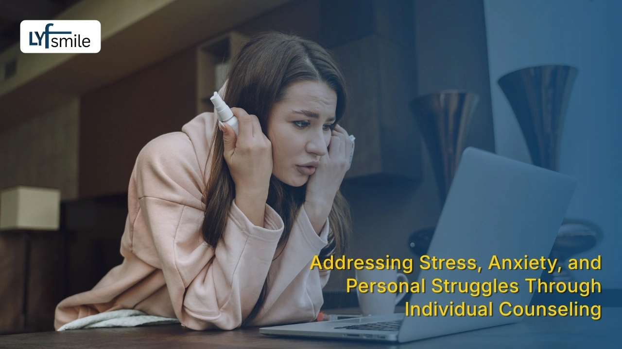 Individual counseling for stress and personal struggles