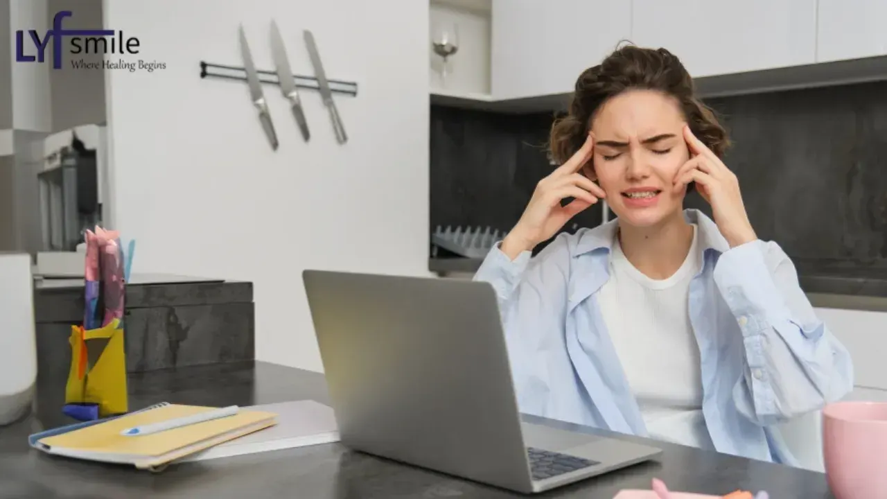 Person feeling anxious and overwhelmed by daily worries