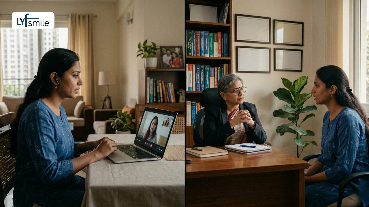 online therapy vs offline therapy