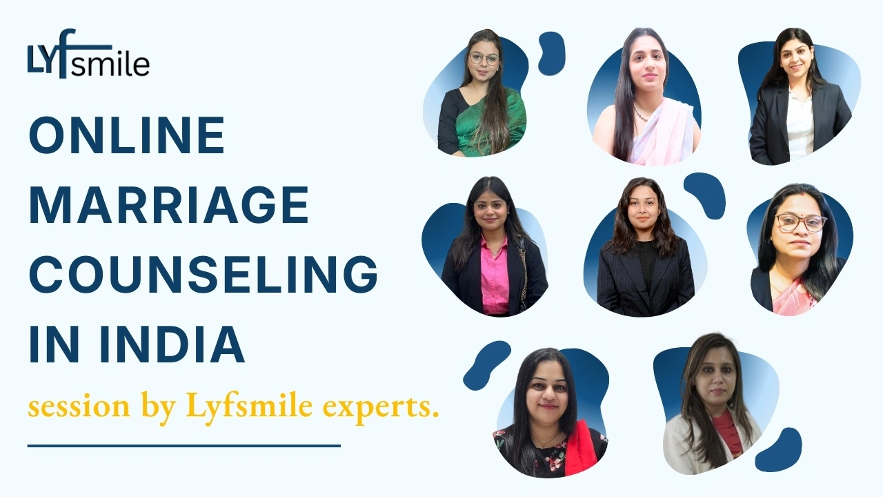 Couple resolving relationship conflicts through online couples therapist in India.