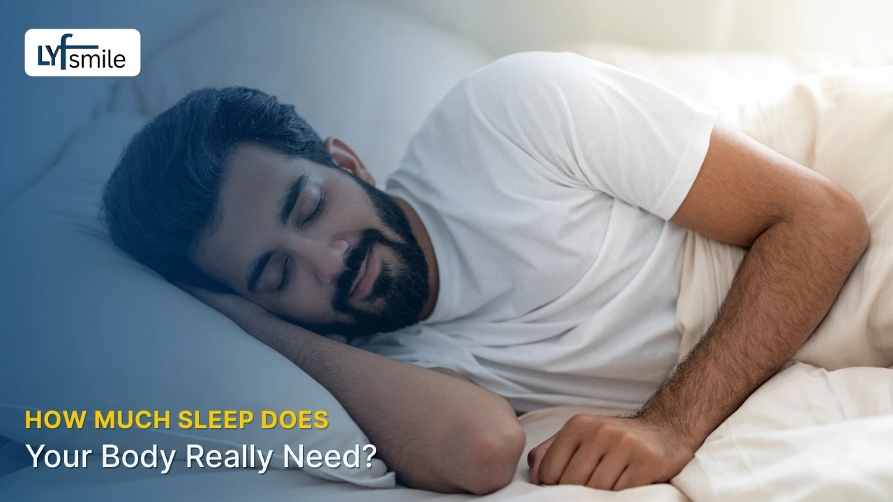 Healthy sleep duration based on age and body needs