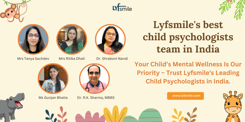 Lyfsmile's best child psychologist & Child therapy services in india