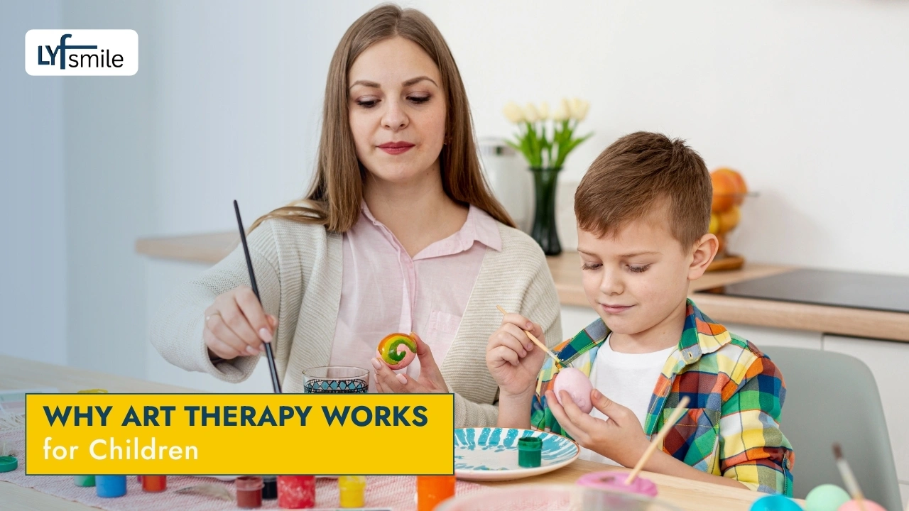 Why art therapy for children effectively supports emotions.