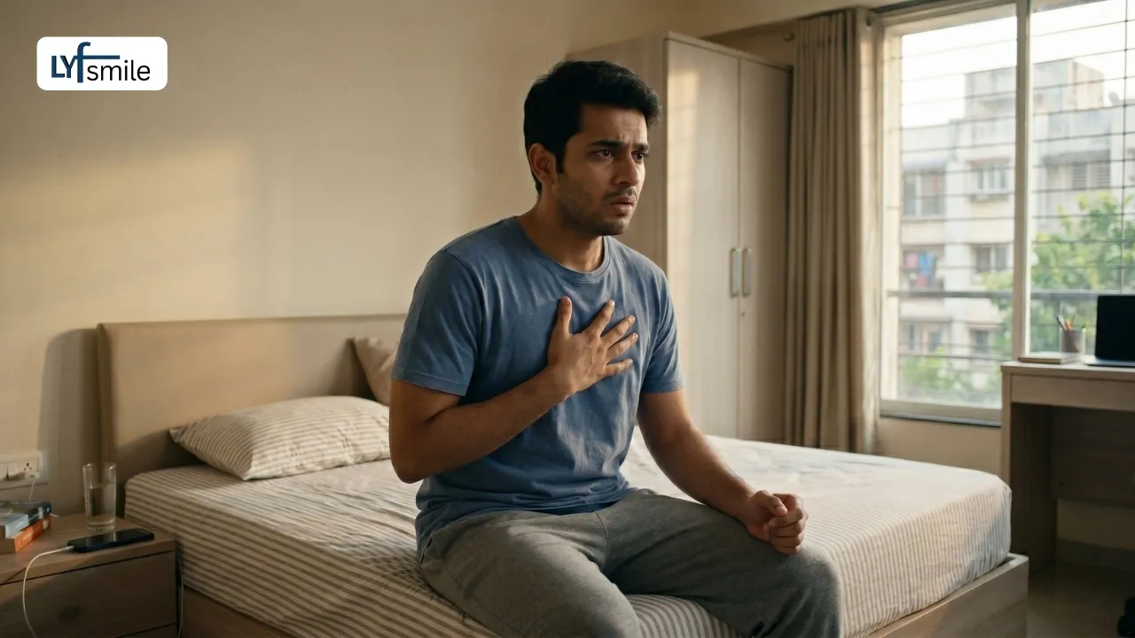 Unable to breathe due to anxiety symptoms in a young adult