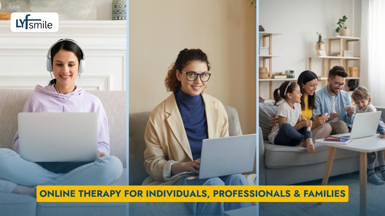 Online Therapy for Individuals, Professionals & Families